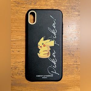 Casetify & POKEMON Pikachu Leather Case (Limited Edition) for iPhone XS …
